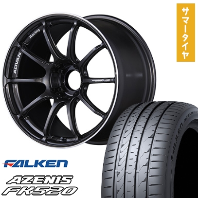 235/40R19 夏タイヤ ホイール4本セット FALKEN アゼニス FK520L (5/114車用) ヨコハマ アドバンレーシング RSIII 19インチ