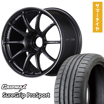 225/35R19 夏タイヤ ホイール4本セット GRIPMAX シュアグリップ PRO SPORTS BSW（限定） (5/100車用) YOKOHAMA アドバンレーシング RSIII 19インチ
