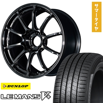 235/40R19 夏タイヤ ホイール4本セット DUNLOP ルマン V+(ファイブプラス) (5/114車用) ヨコハマ アドバンレーシング RSIII 19インチ