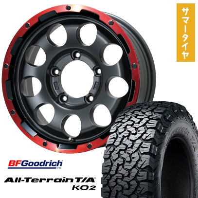 美品 BFグッドリッチ T/A KO2 215/75R15 4本セット シエラ オールテレーン 215/75R15 夏タイヤ ホイール4本セット ジムニー