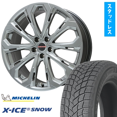 235/45R18 スタッドレスタイヤ ホイール4本セット カムリ/レクサスES MICHELIN エックスアイス スノー BIGWAY LEYSEEN プラバ5X 18インチ