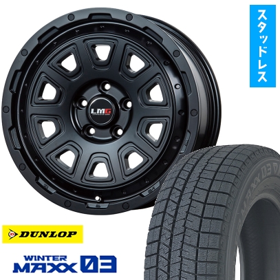215/70R16 スタッドレスタイヤ ホイール4本セットウィンターMAXX 03(5/114車用)LEHRMEISTERLMGDS-1016インチ