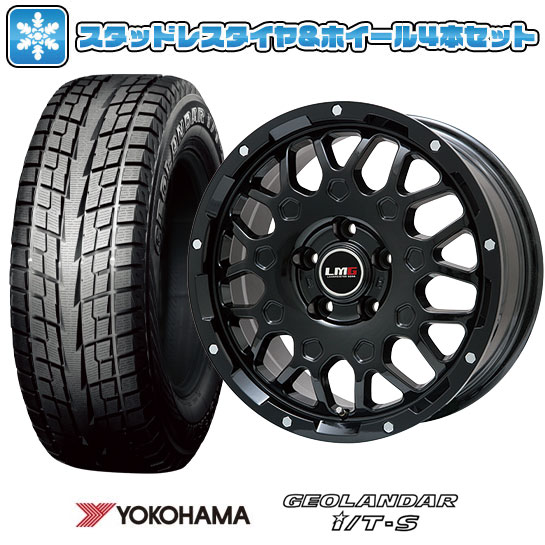 215/60R17 スタッドレスタイヤ ホイール4本セット YOKOHAMA ジオランダー I/T-S G073 (5/114車用) LEHRMEISTER LMG MS-9W 17インチ