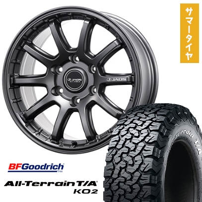 35X12.5R17 夏タイヤ ホイール4本セット BFグッドリッチ オールテレーンT/A KO2 RWL/RBL (6/139車用) JAOS トライブクロス 17インチ
