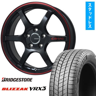 205/50R17 スタッドレスタイヤ ホイール4本セット BRIDGESTONE ブリザック VRX3 (5/100車用) LEHRMEISTER CS-V6 17インチ
