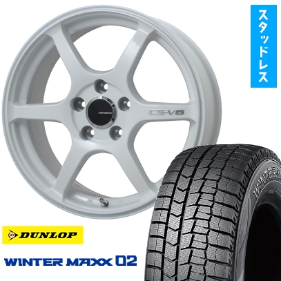 WINTER MAXX 02 225/55R17 スタッドレスタイヤ ホイール4本セット (5