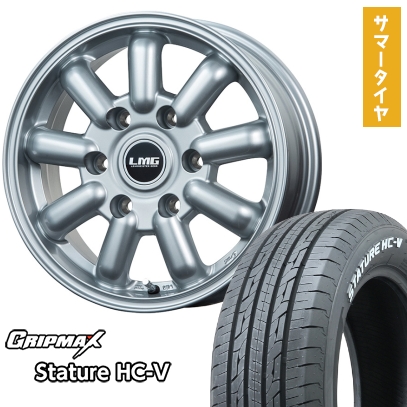 グリップマックス 215/65R16 夏タイヤ ホイール4本セット ハイエース