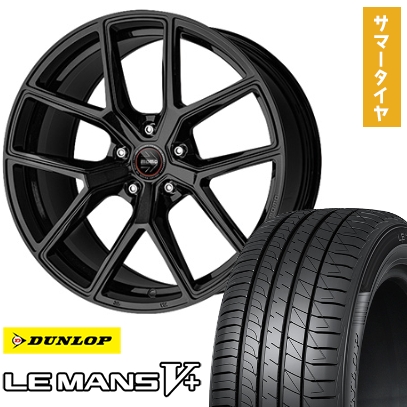 245/40R19 夏タイヤ ホイール4本セット DUNLOP ルマン V+(ファイブプラス) (5/114車用) モモ RF-01 19インチ