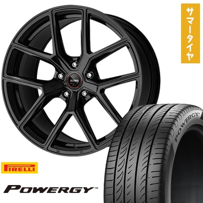PIRELLI - 245/35R19 夏タイア 銀輪4本仕かける パワジー (5/114車用) MOMO RF-01 19in