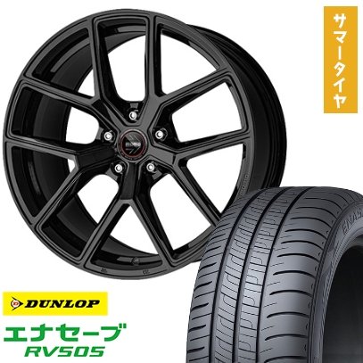 245/40R19 夏タイヤ ホイール4本セット DUNLOP エナセーブ RV505 (5/114車用) MOMO RF-01 19インチ