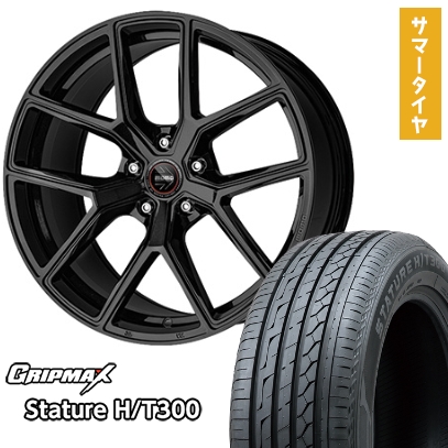 235/55R19 夏タイヤ ホイール4本セット GRIPMAX スタチャー H/T300 BSW（限定） (5/114車用) MOMO RF-01 19インチ