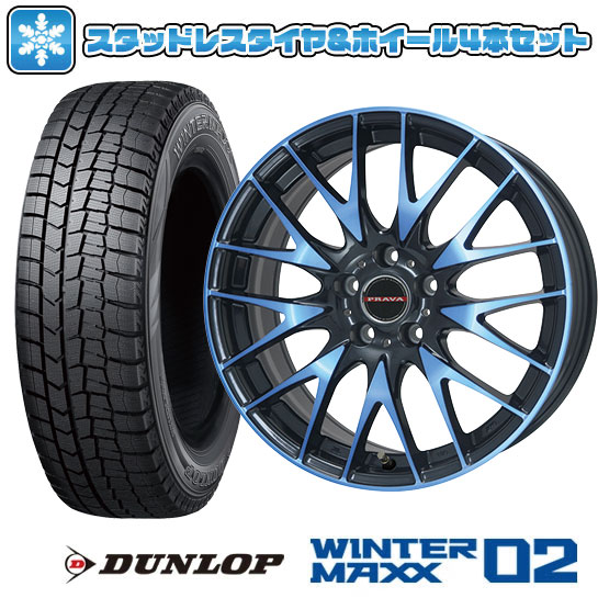 225/50R18 スタッドレスタイヤ ホイール4本セット DUNLOP