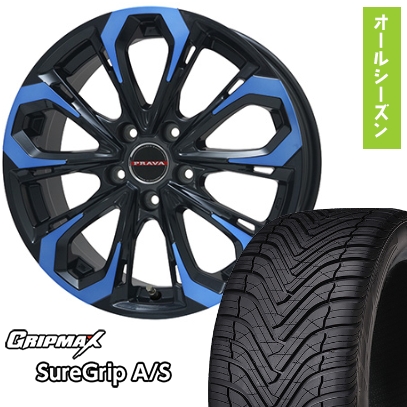 グリップマックス 225/55R19 オールシーズンタイヤ ホイール4本セット 
