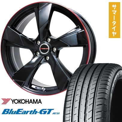 ヨコハマ ブルーアース195/45r16 BluEarth 195/45R16 夏タイヤ ホイール4本セット YOKOHAMA ブルー