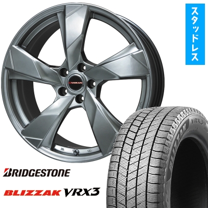 ブリザック VRX3 215/55R17 スタッドレスタイヤ ホイール4本セット