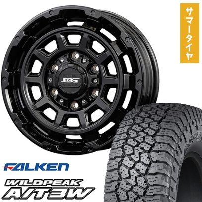 WILDPEAK 195/80R15 夏タイヤ ホイール4本セット ハイエース200系 