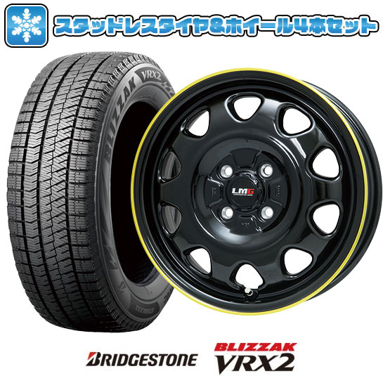 165/60R15 ブリヂストン ブリザック VRX2 18年製 4本セット ブリザック VRX2 165/60R15 スタッドレスタイヤ ホイール4本