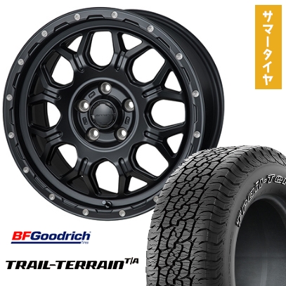 245/65R17 夏タイヤ ホイール4本セット BFグッドリッチ トレールテレーンT/A ORWL (5/114車用) MONZA HI-BLOCK ジェラード 17インチ