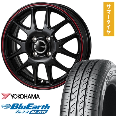 175/65R15 夏タイヤ ホイール4本セット YOKOHAMA ブルーアース AE-01F (4/100車用) MONZA JPスタイル ジェファ 15インチ