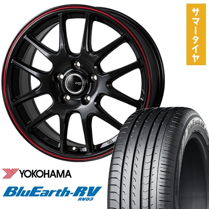 サマータイヤ ホイール4本セット 215/55R17インチ 5H114 ウェッズ ライツレー VS ヨコハマ ブルーアース RV-03 サマータイヤ ホイール4本セット 215&frasl;55R17インチ 5H114 ヒューマン