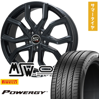 タイヤ・ホイール Pirelli 225/45R19 PIRELLI（ピレリ） 225/45R19 夏タイヤ ホイール4本セット パワジー (5