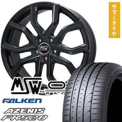 AZENIS - 245/30R20 夏タイア 車輪4本仕掛ける FALKEN アゼニス FK520L (5/114車用) MSW by OZ Racing MSW 41(グロス黒いこと) 20in 車、バイク、自転車-夏タイヤ、ホイールセット