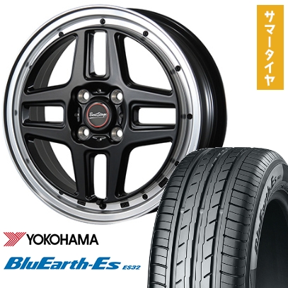 165/50R15 夏タイヤ ホイール4本セット エブリイワゴン YOKOHAMA ブルーアース ES32 BLEST ビートステージ WT-C 15インチ