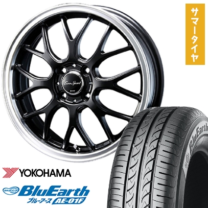 BluEarth 165/70R14 夏タイヤ ホイール4本セット YOKOHAMA ブルー 