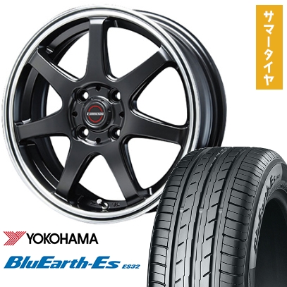 165/65R14 夏タイヤ ホイール4本セット YOKOHAMA ブルーアース ES32 (軽自動車用) BLEST ユーロマジック タイプS-07 14インチ