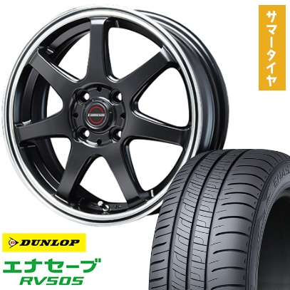 155/65R14 夏タイヤ ホイール4本セット DUNLOP エナセーブ RV505 (軽自動車用) BLEST ユーロマジック タイプS-07 14インチ