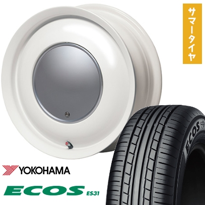 165/55R14 夏タイヤ ホイール4本セット YOKOHAMA エコス ES31 (軽自動車用) HEART VOICE ラブリースイートレーベル アナム 14インチ