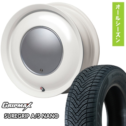 165/55R15 オールシーズンタイヤ ホイール4本セット N-BOX タント ワゴンR シュアグリップA/S ナノ(限定) ラブリースイートレーベル アナム 15インチ