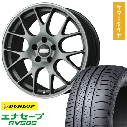 エナセーブ - 245/40R20 夏タイア 車輪4本仕掛ける DUNLOP RV505 (5/114車用) BBS GERMANY BBS CH-R 繻子チタニウム 20in 車、バイク、自転車-自動車-タイヤ、ホイール