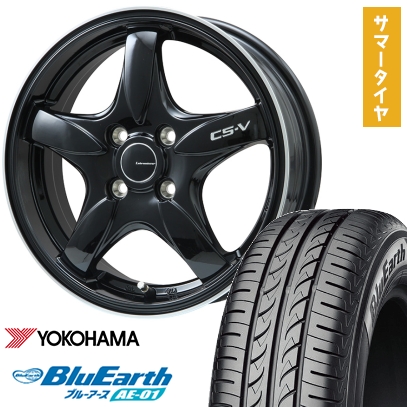 BluEarth 165/65R15 夏タイヤ ホイール4本セット YOKOHAMA ブルー