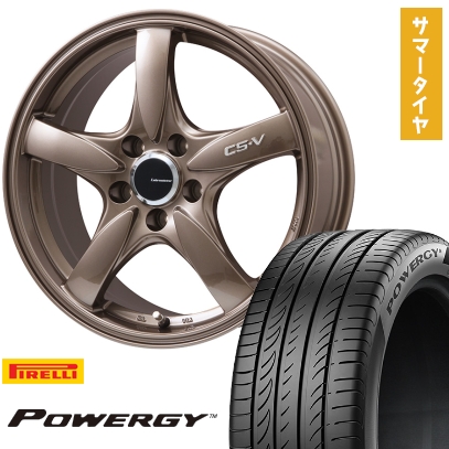 PIRELLI（ピレリ） 215/55R17 夏タイヤ ホイール4本セット パワジー (5 