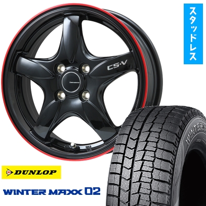 WINTER MAXX 02 185/60R15 スタッドレスタイヤ ホイール4本セット 