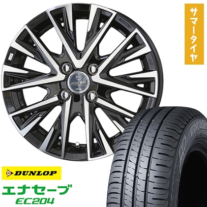 エナセーブ - 155/65R13 夏タイア 車輪4本仕掛ける DUNLOP EC204 (軽自動車用) KYOHO 平手打ち レジーナ 13in タイヤ、ホイール-自動車
