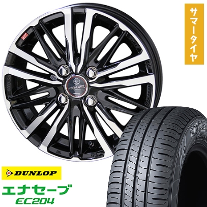 175/65R14 夏タイヤ ホイール4本セット DUNLOP エナセーブ EC204 (4/100車用) KYOHO スマック クレスト 14インチ