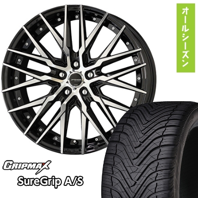 225/45R19 オールシーズンタイヤ ホイール4本セット GRIPMAX シュアグリップ オールシーズン(限定) (5/114車用) KYOHO シュタイナー CVX 19インチ