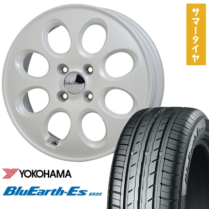 165/70R14 夏タイヤ ホイール4本セット YOKOHAMA ブルーアース ES32 (軽自動車用) HOT STUFF ララパーム オーバル 14インチ