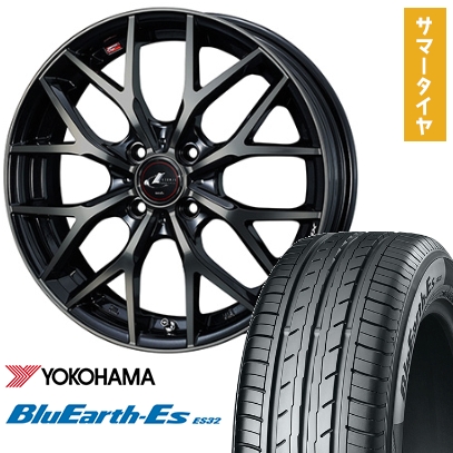 BluEarth 155/55R14 夏タイヤ ホイール4本セット YOKOHAMA ブルー 