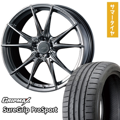 245/40R19 夏タイヤ ホイール4本セット GRIPMAX シュアグリップ PRO SPORTS BSW（限定） (5/114車用) WEDS F-ZERO FZ-2 19インチ
