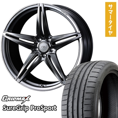 245/40R19 夏タイヤ ホイール4本セット GRIPMAX シュアグリップ PRO SPORTS BSW（限定） (5/114車用) WEDS F-ZERO FZ-3 19インチ