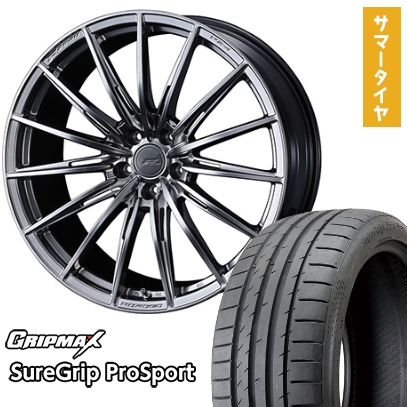 245/40R19 夏タイヤ ホイール4本セット GRIPMAX シュアグリップ PRO SPORTS BSW（限定） (5/114車用) WEDS F-ZERO FZ-4 19インチ