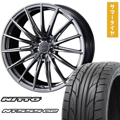245/35R20 夏タイヤ ホイール4本セット NITTO NT555 G2 (5/114車用) WEDS F-ZERO FZ-4 20インチ