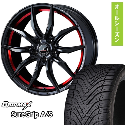 グリップマックス 225/40R18 オールシーズンタイヤ ホイール4本セット 