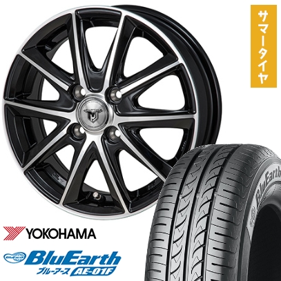 175/65R15 夏タイヤ ホイール4本セット YOKOHAMA ブルーアース AE-01F (4/100車用) MONZA JPスタイル MJ01 15インチ