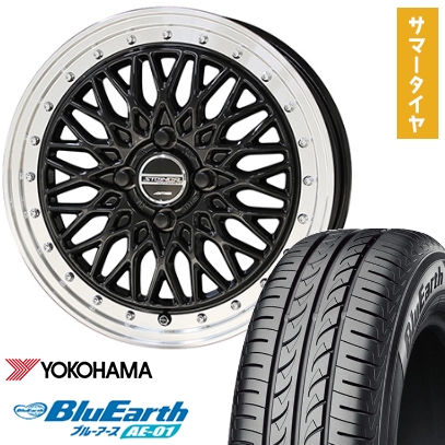 BluEarth 175/60R16 夏タイヤ ホイール4本セット YOKOHAMA ブルー 