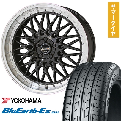 BluEarth 215/45R18 夏タイヤ ホイール4本セット YOKOHAMA ブルー