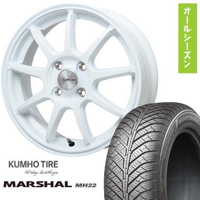 165/70R14 夏タイヤ ホイール４本セット クムホ マーシャル MH22(限定) LMスポーツLM-QR 14インチ